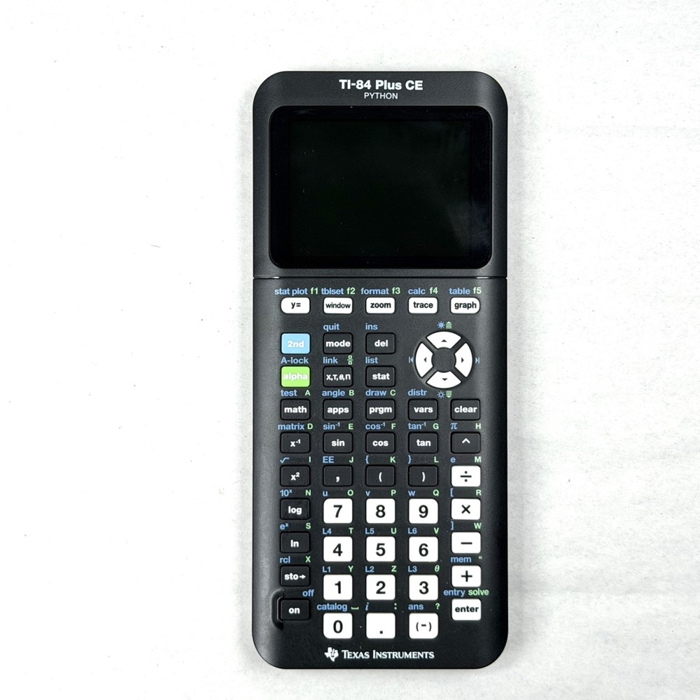 Texas Instruments TI-84 Plus CE Python Graphing Calculator with Cover / Tested - Picture 2 of 4